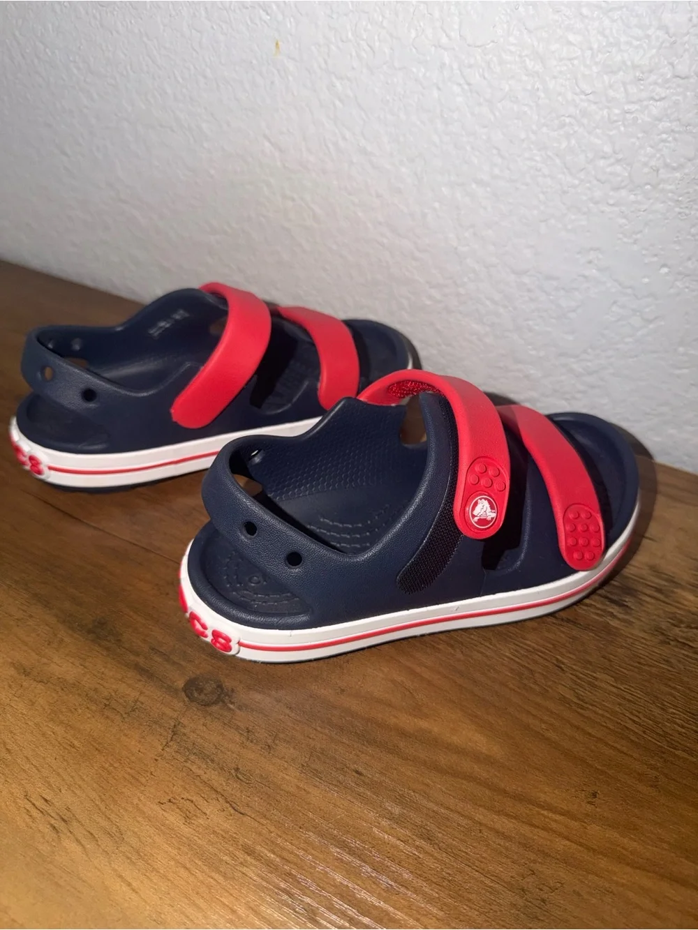 Crocs Kids Clogs & Sandals Lot, Adjustable Strap, Size 10 2 pairs EUC
